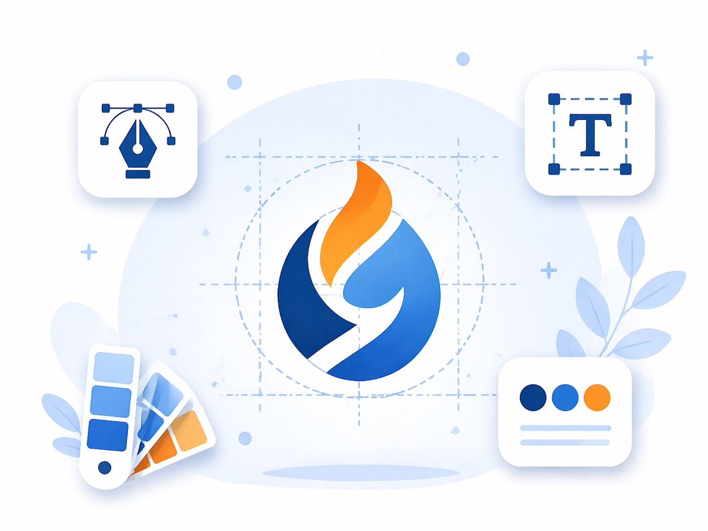 Création de logo — IS COM