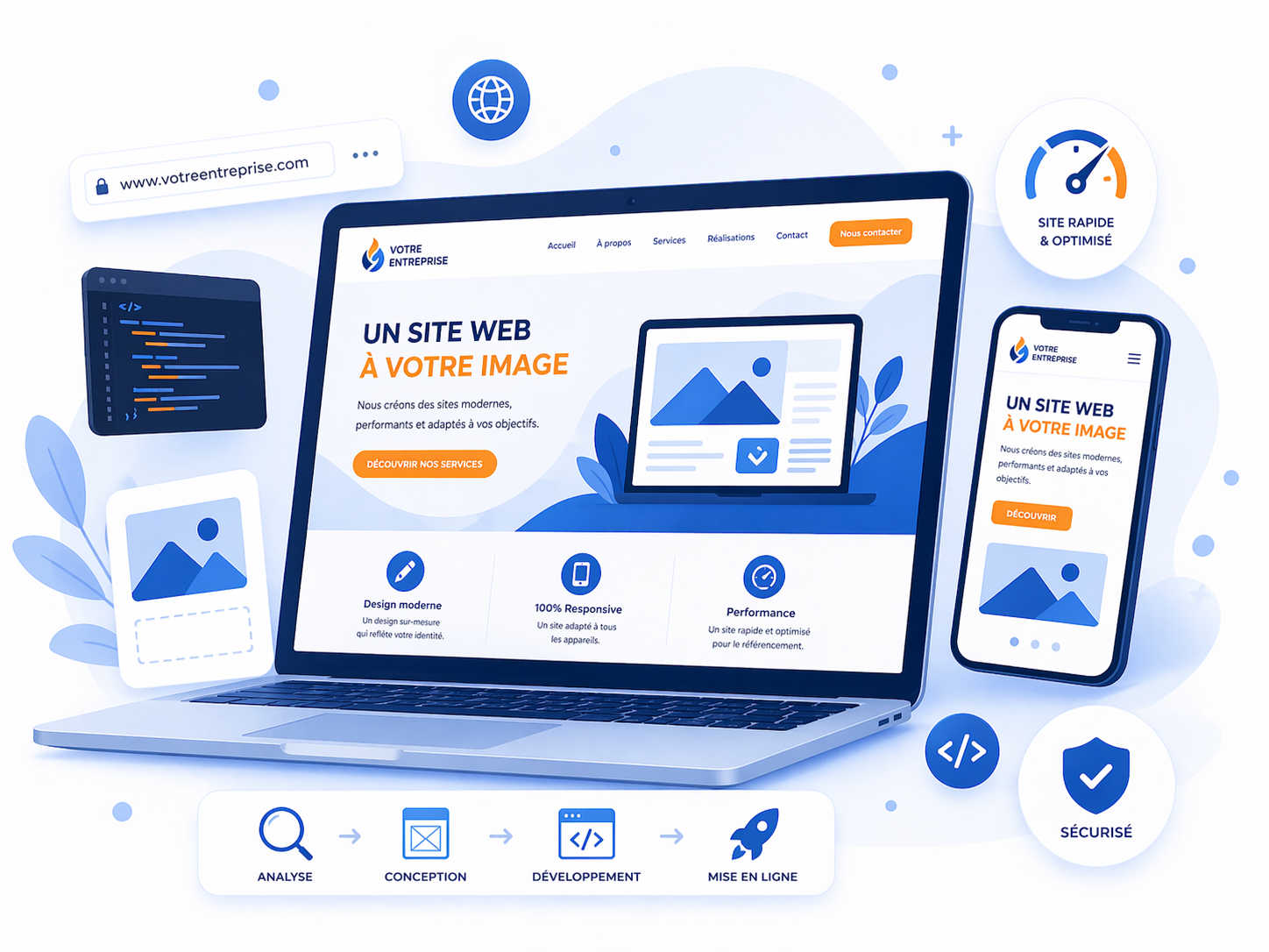 Création de site internet — IS COM